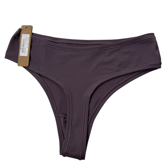 SKIMS Fits Everybody Thong Plum XXS - Picture 2 of 6